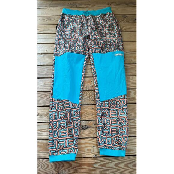 Pit Viper Off Road Turbo Fleece Sweatpants Size Large Men’s Turquoise - Picture 1 of 9